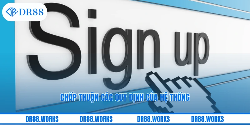 Chấp thuận các quy định của hệ thống