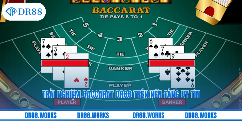 Trải nghiệm Baccarat DR88 trên nền tảng uy tín